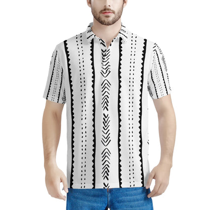 Mudcloth #20 Men's Aloha Polo Shirt