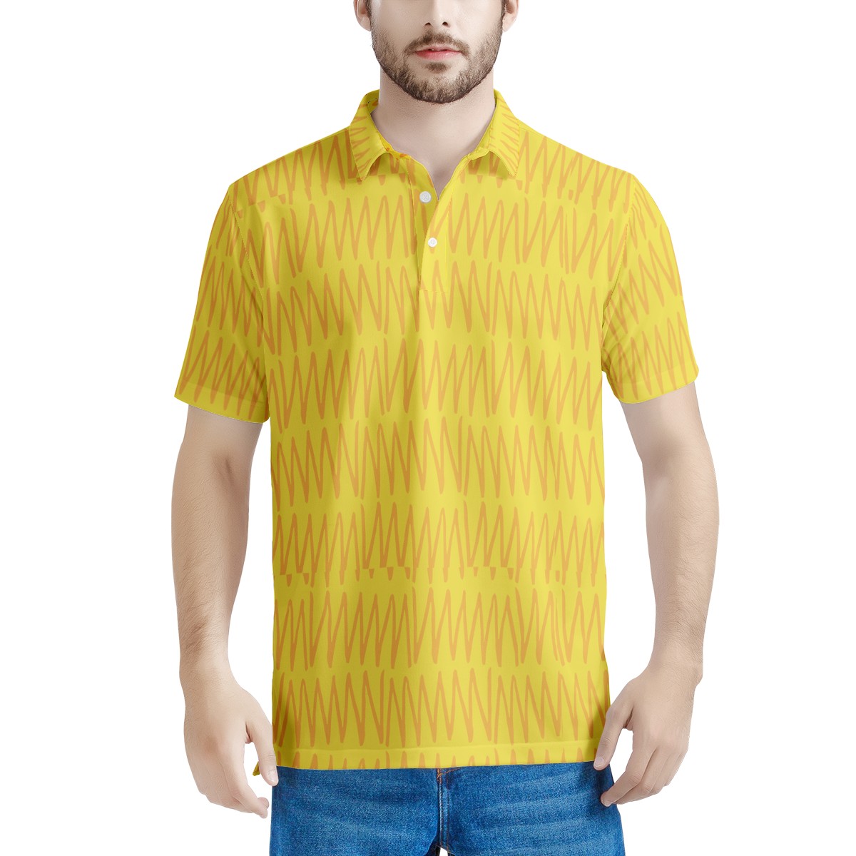 African | Ethnic | Mudcloth | #40 Men's Aloha Polo Shirt