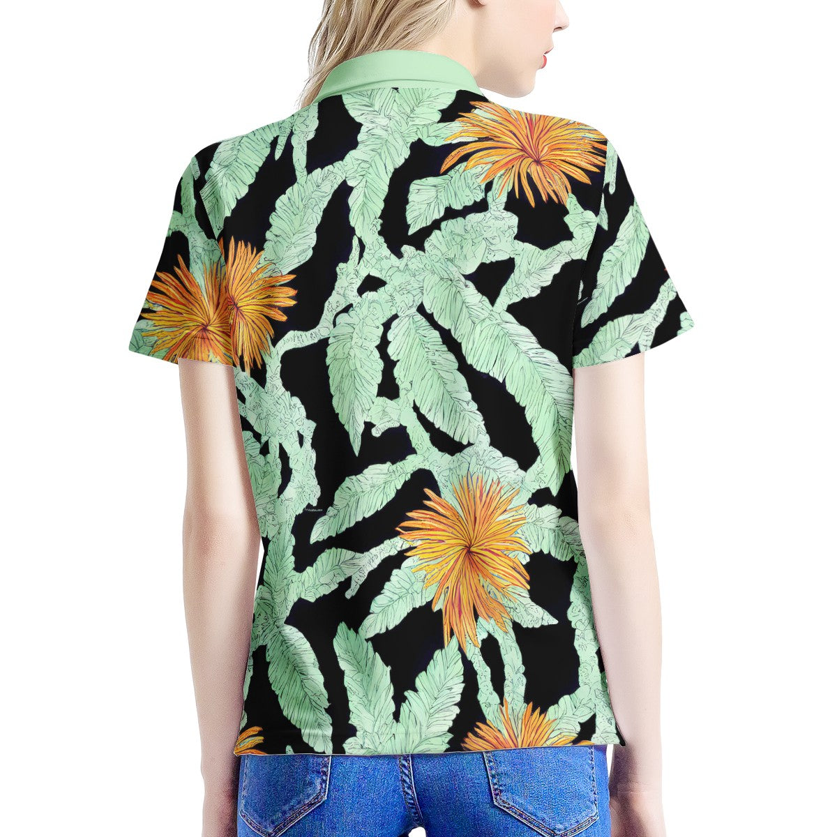 Puakenikeni Women’s Aloha Polo Shirt