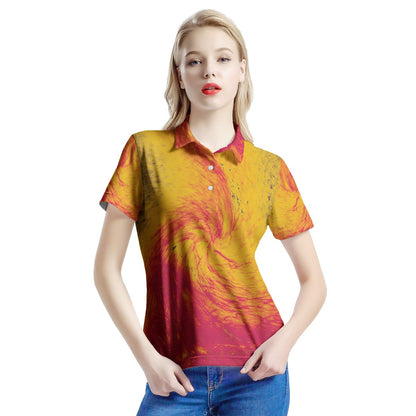 Pele's Fire Women’s Aloha Polo Shirt