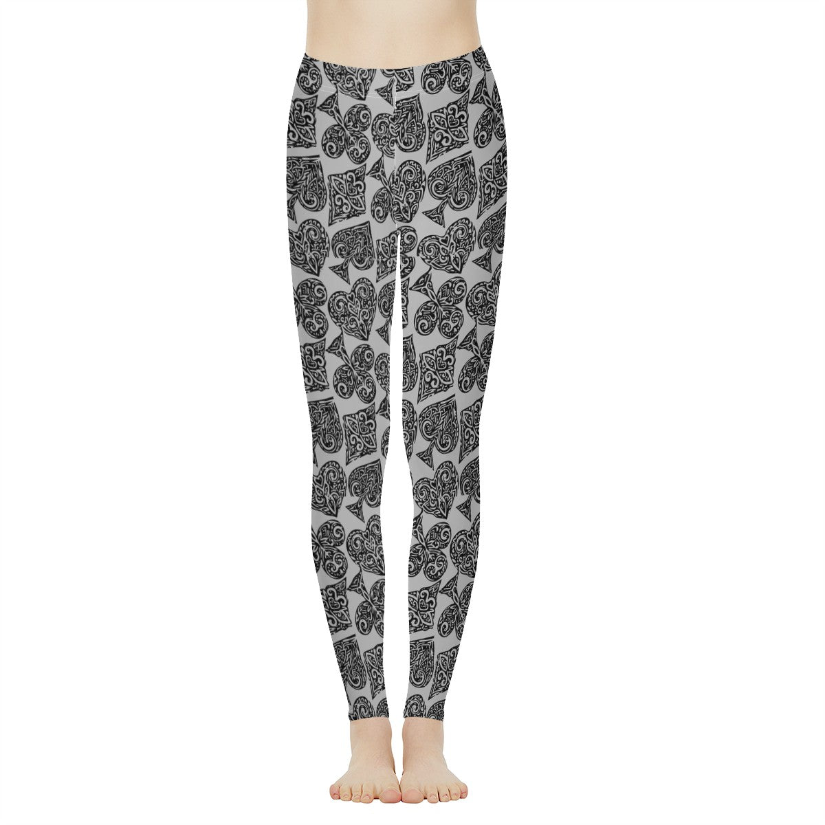 Poker Women's Leggings - Luxtrini, LLC