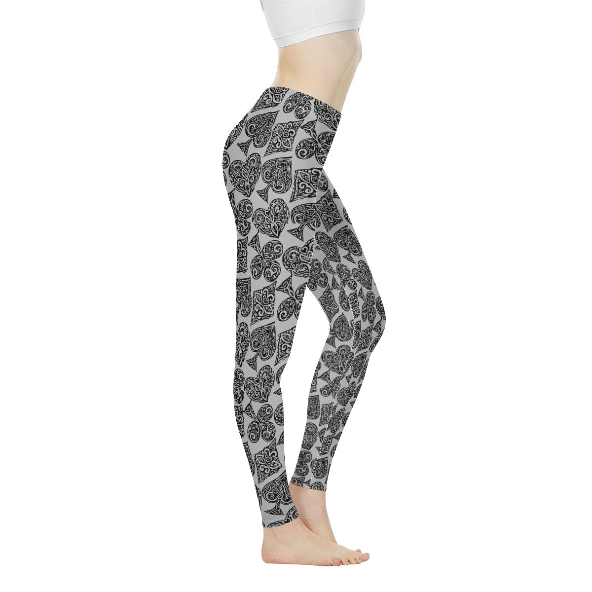 Poker Women's Leggings - Luxtrini, LLC