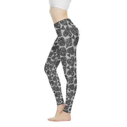 Poker Women's Leggings - Luxtrini, LLC