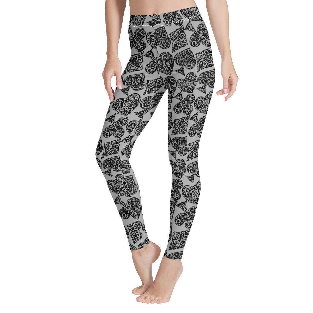 Poker Women's Leggings - Luxtrini, LLC