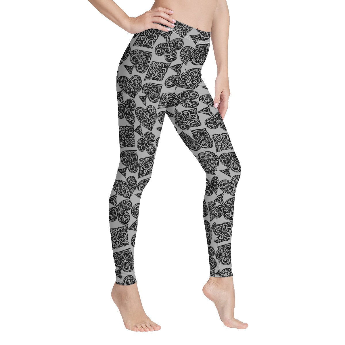 Poker Women's Leggings - Luxtrini, LLC