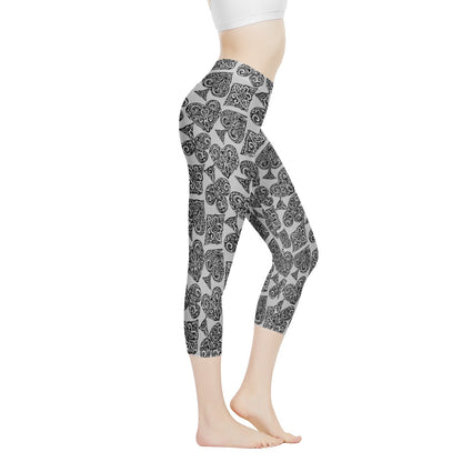 Poker Women's Capris - Luxtrini, LLC