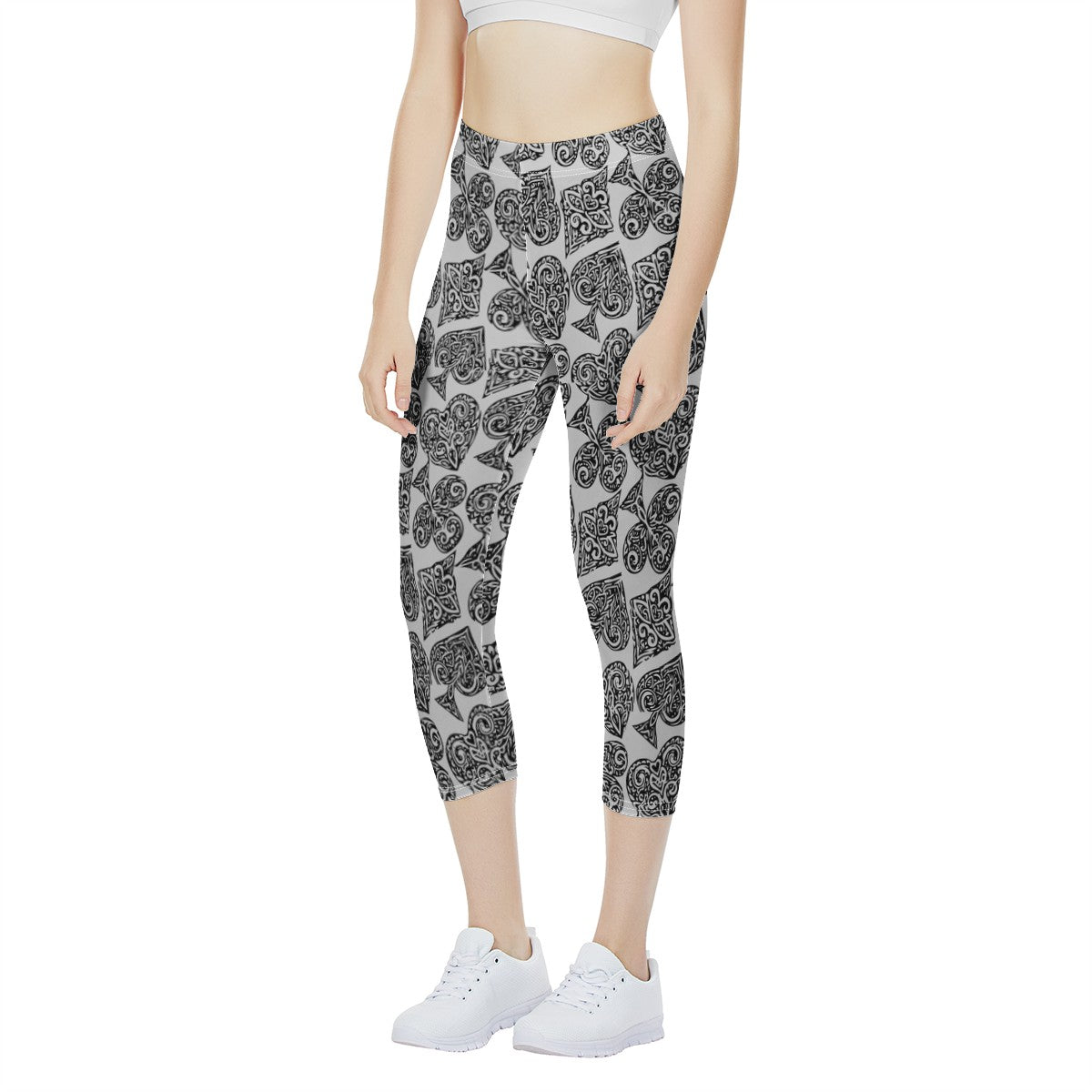 Poker Women's Capris - Luxtrini, LLC