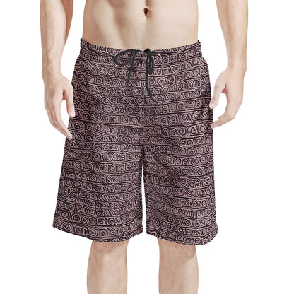 African Ethnic Mudcloth Men's Board Shorts | Men's  Board Shorts