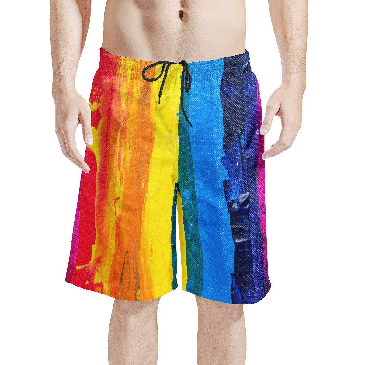 Rainbow Pride | Gay Pride | LGBTQ Pride | Men's Board Shorts | Men's  Surf Shorts