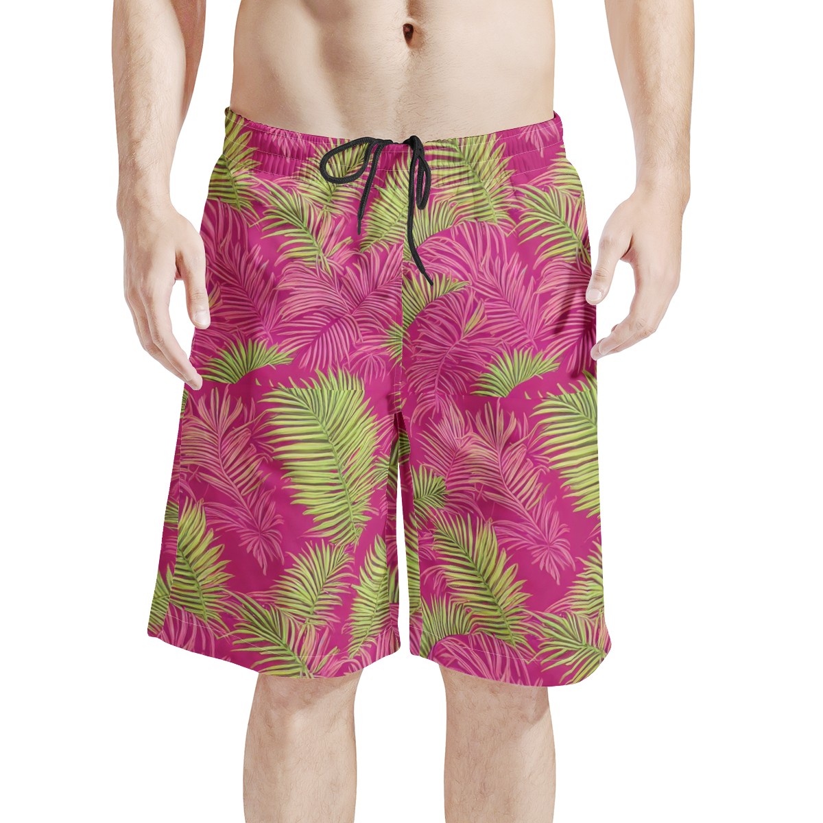 Vintage Sago Palm Men's Board Shorts | Men's All Over Print Board Shorts