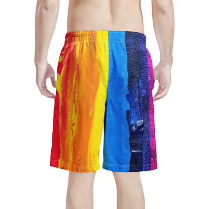 Rainbow Pride | Gay Pride | LGBTQ Pride | Men's Board Shorts | Men's  Surf Shorts