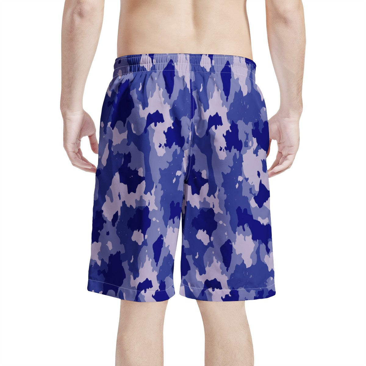 Men's Board Shorts | Men's All Over Print Board Shorts - Blue Camo