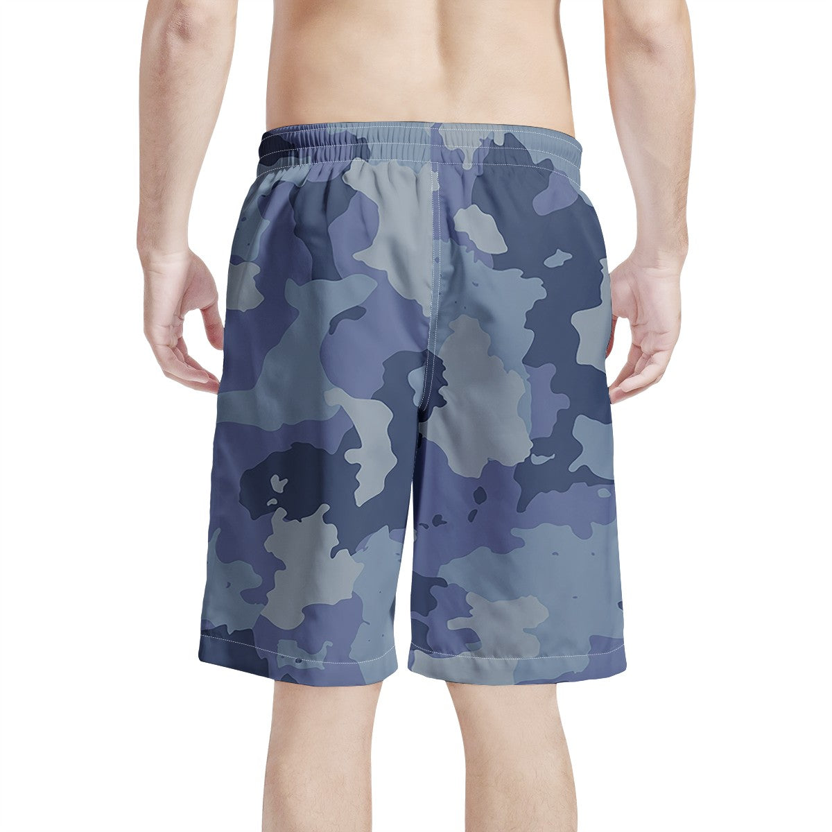 Men's Board Shorts | Men's All Over Print Board Shorts - Blue Camo