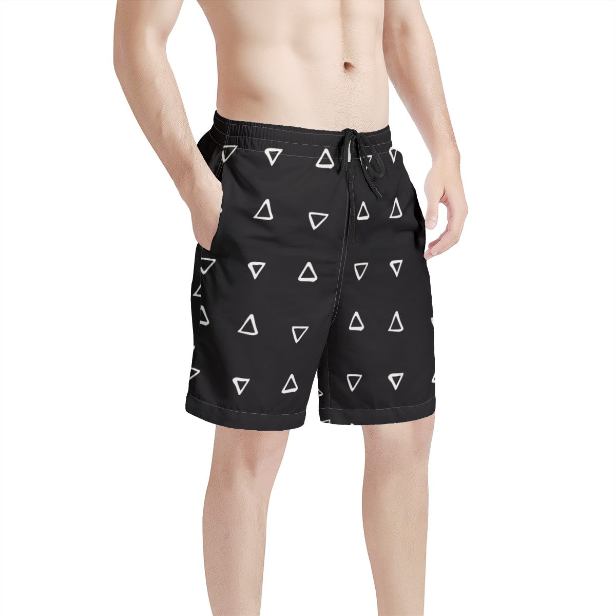 Men's All Over Print Board Shorts - Mudcloth #19 - Luxtrini, LLC