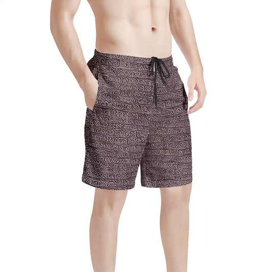 African Ethnic Mudcloth Men's Board Shorts | Men's  Board Shorts