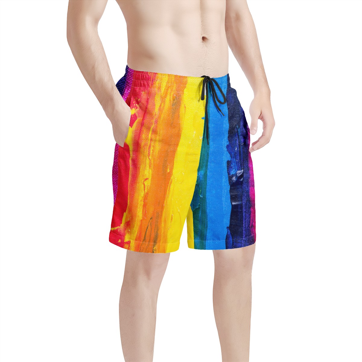 Rainbow Pride | Gay Pride | LGBTQ Pride | Men's Board Shorts | Men's  Surf Shorts