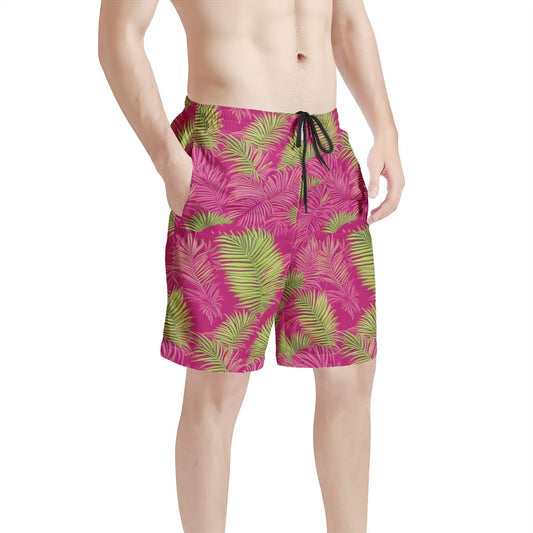 Vintage Sago Palm Men's Board Shorts | Men's All Over Print Board Shorts