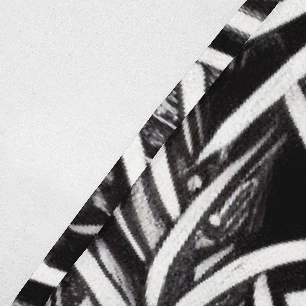 Black and White Polynesian Blankets