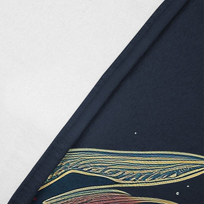 Freedom Flyer: Celebrating the Bald Eagle as a Symbol of Freedom and Strength in the USA Blankets