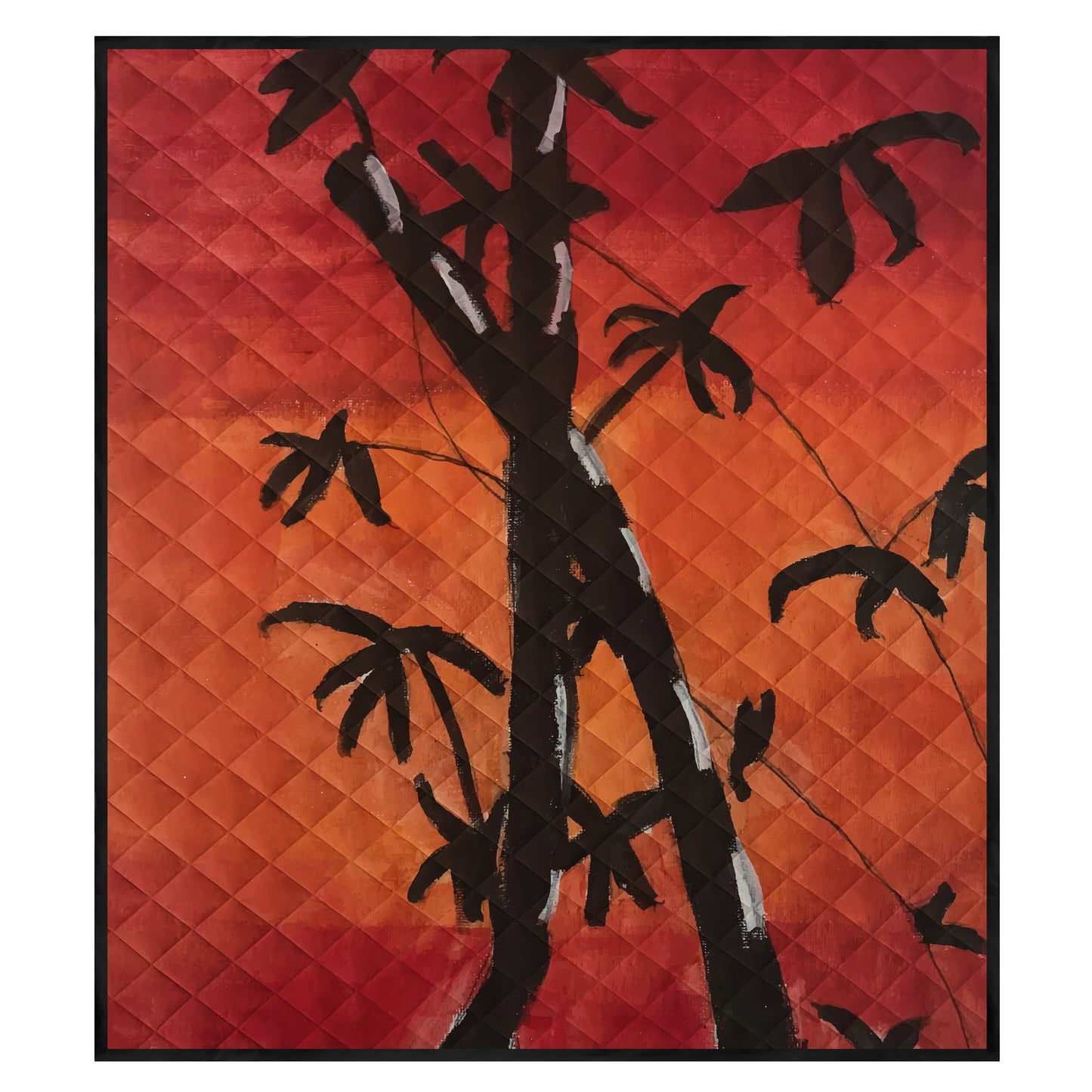 Bamboo at Sunset Quilt Bed