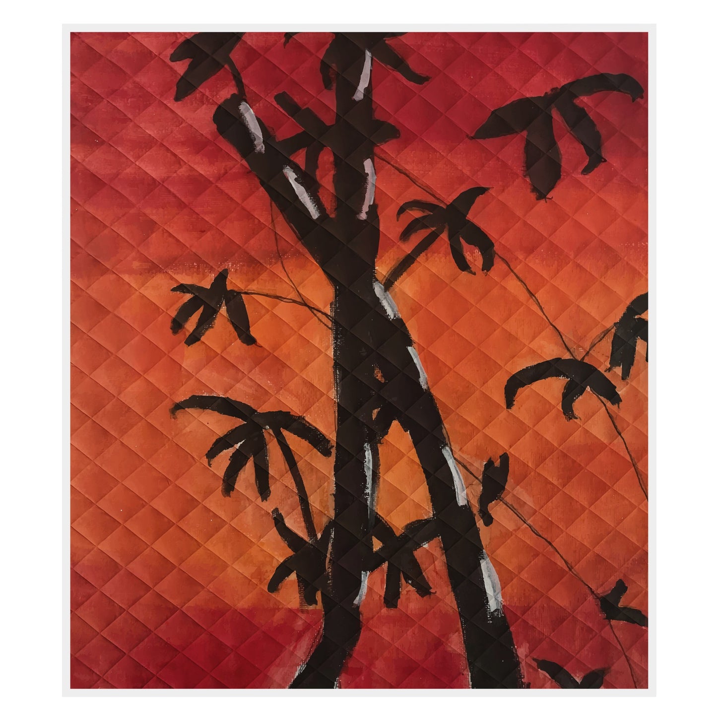 Bamboo at Sunset Quilt Bed