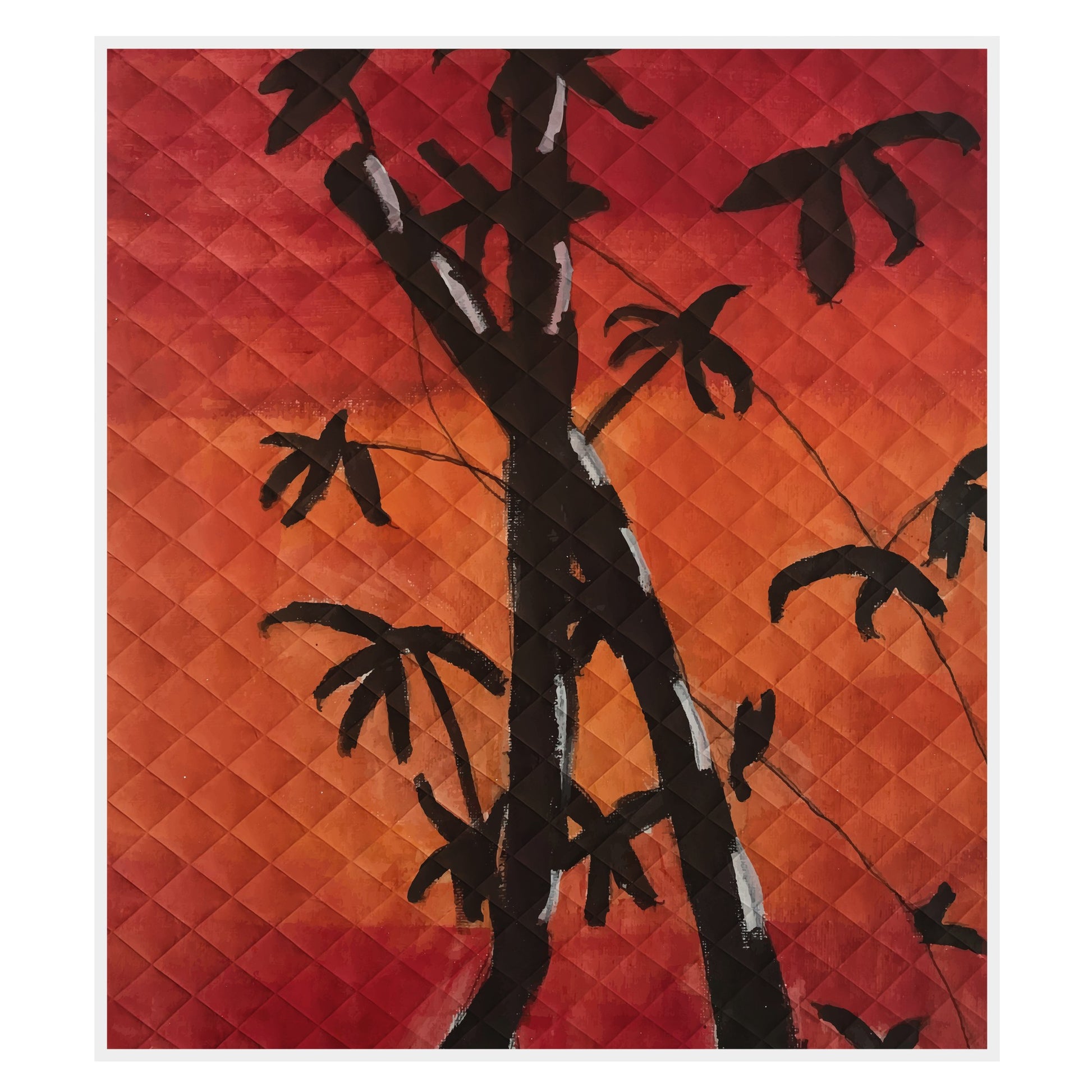 Bamboo at Sunset Quilt Bed