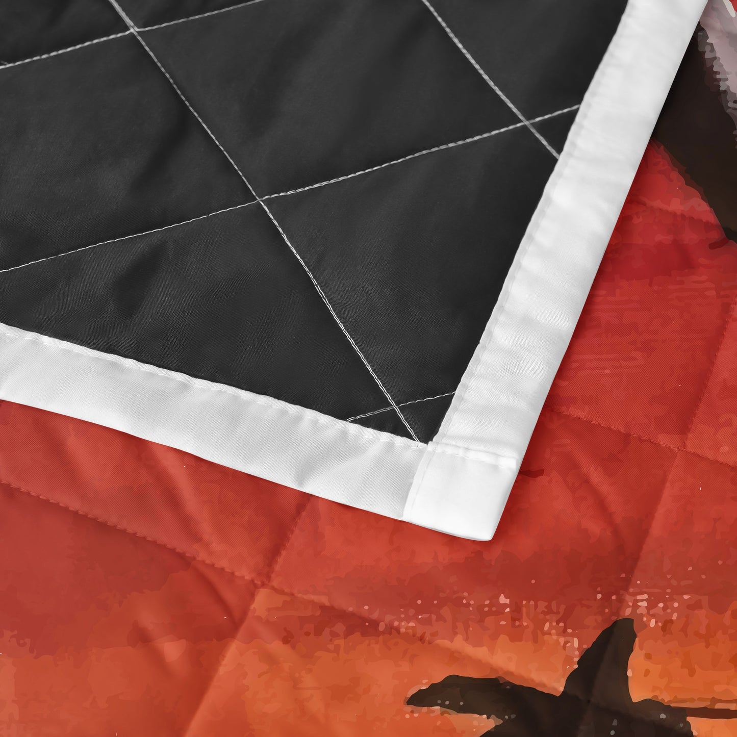 Bamboo at Sunset Quilt Bed