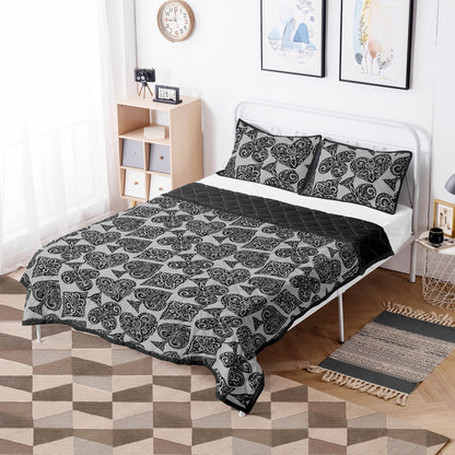 Poker Quilt Bed Set - Luxtrini, LLC