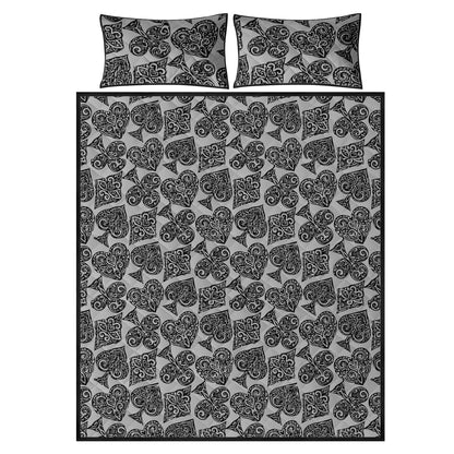 Poker Quilt Bed Set - Luxtrini, LLC