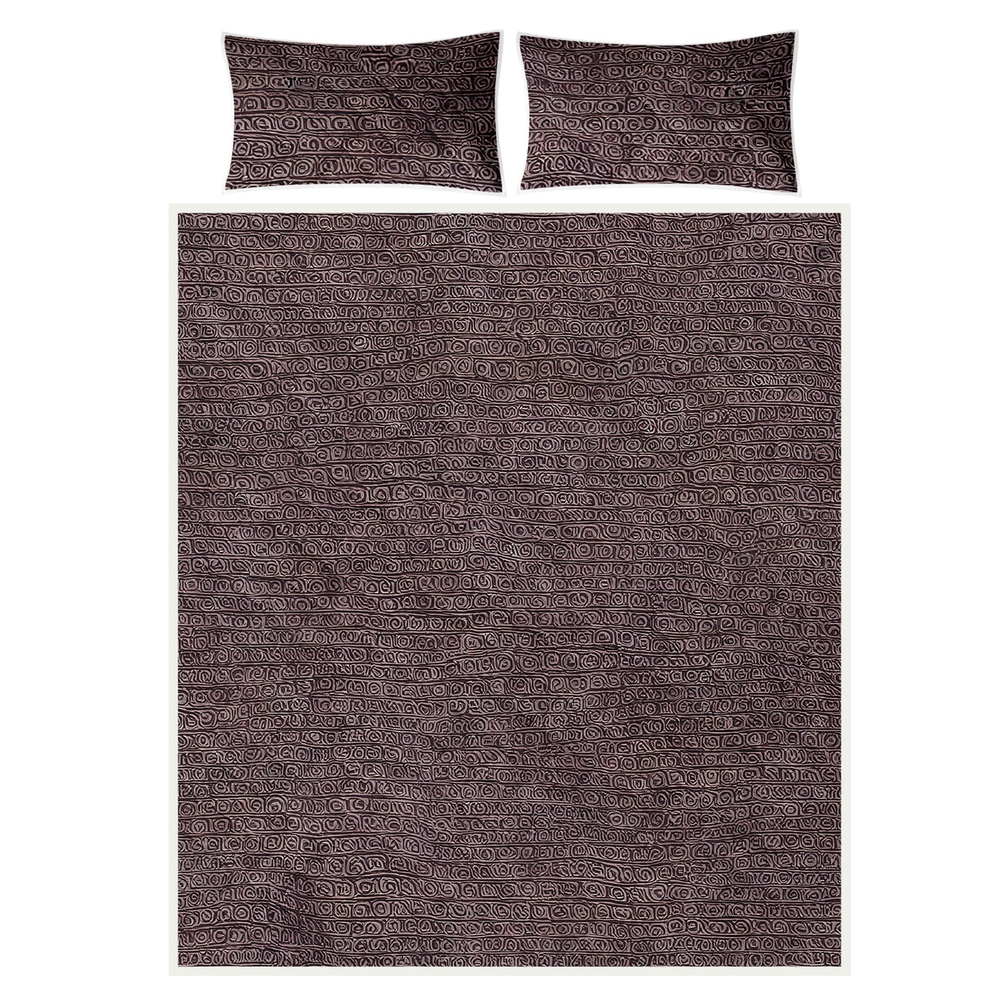 African Ethnic Mudcloth Quilt Bed Set