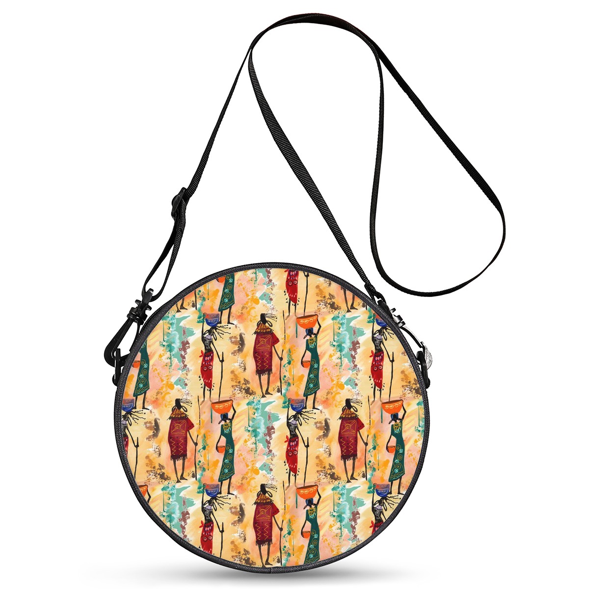 Tribal pattern Round Satchel Bags