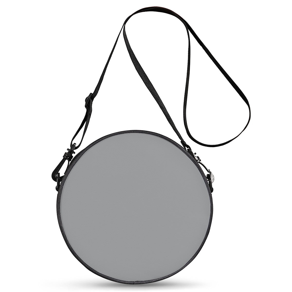 Silver Gray Round Satchel Bags