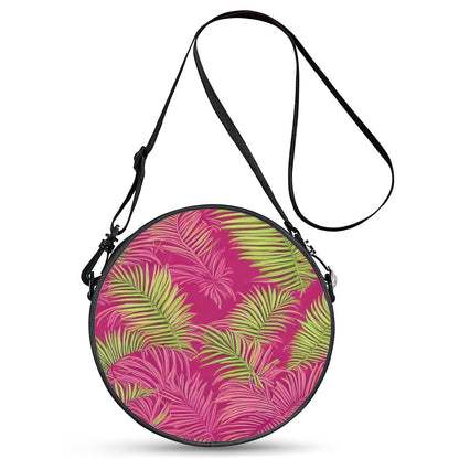 Sago Palm - Good Fortune, Longevity, Wealth Round Satchel Bags