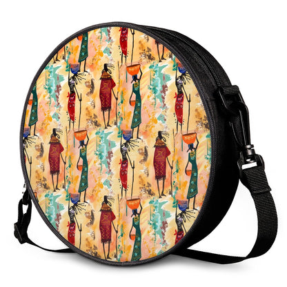 Tribal pattern Round Satchel Bags