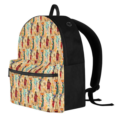 Tribal Canvas Backpack