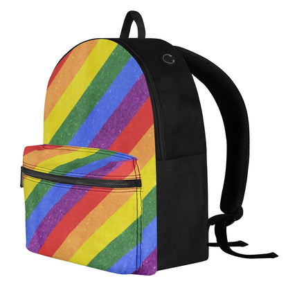 Rainbow Canvas Backpack