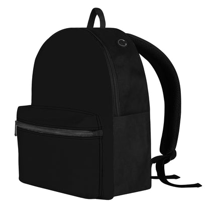 Black Canvas Backpack