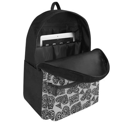 Poker Canvas Backpack - Luxtrini, LLC