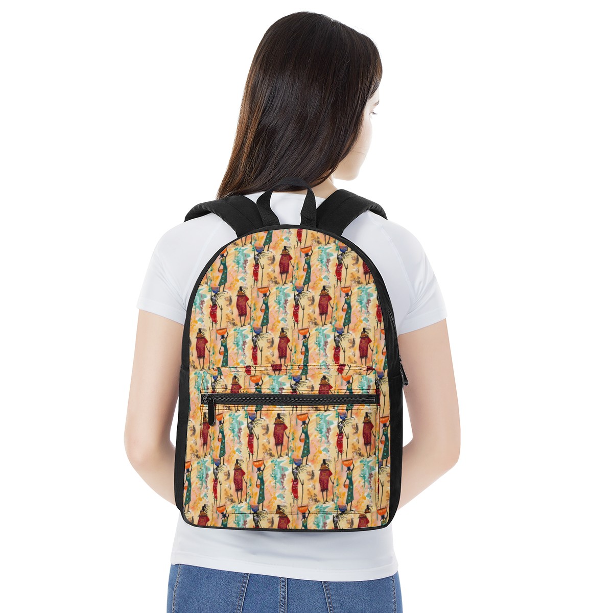 Tribal Canvas Backpack