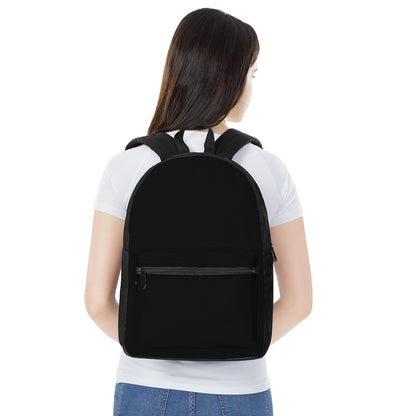 Black Canvas Backpack