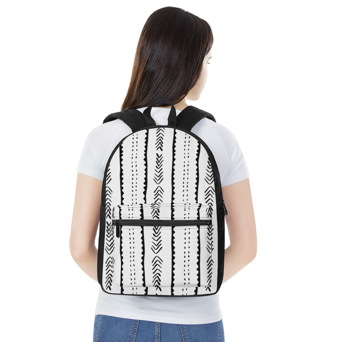 Mudcloth #20 Canvas Backpack