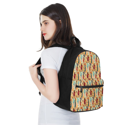 Tribal Canvas Backpack