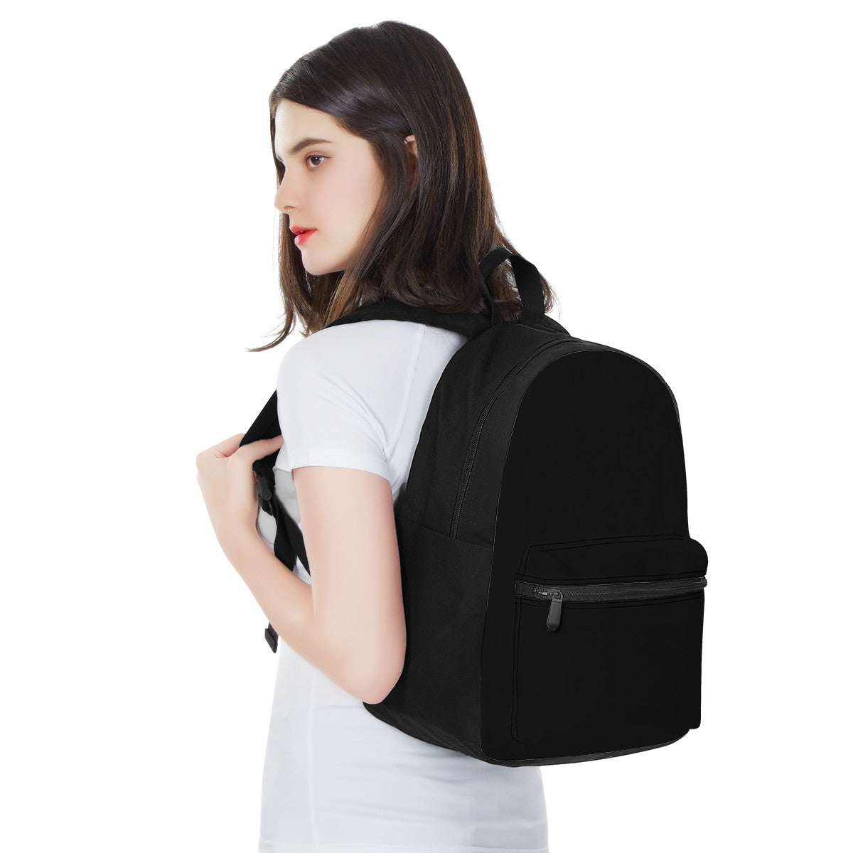 Black Canvas Backpack