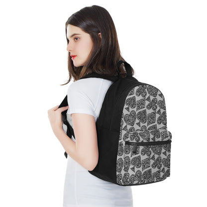 Poker Canvas Backpack - Luxtrini, LLC