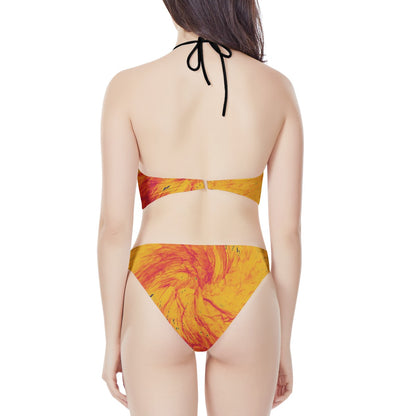 Pele's Fire New Women's High Neck Bikinis Swimsuit