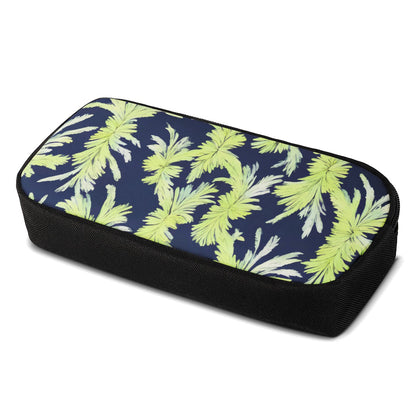 Palm Fronds - Lime Green and Black Pencil Bags