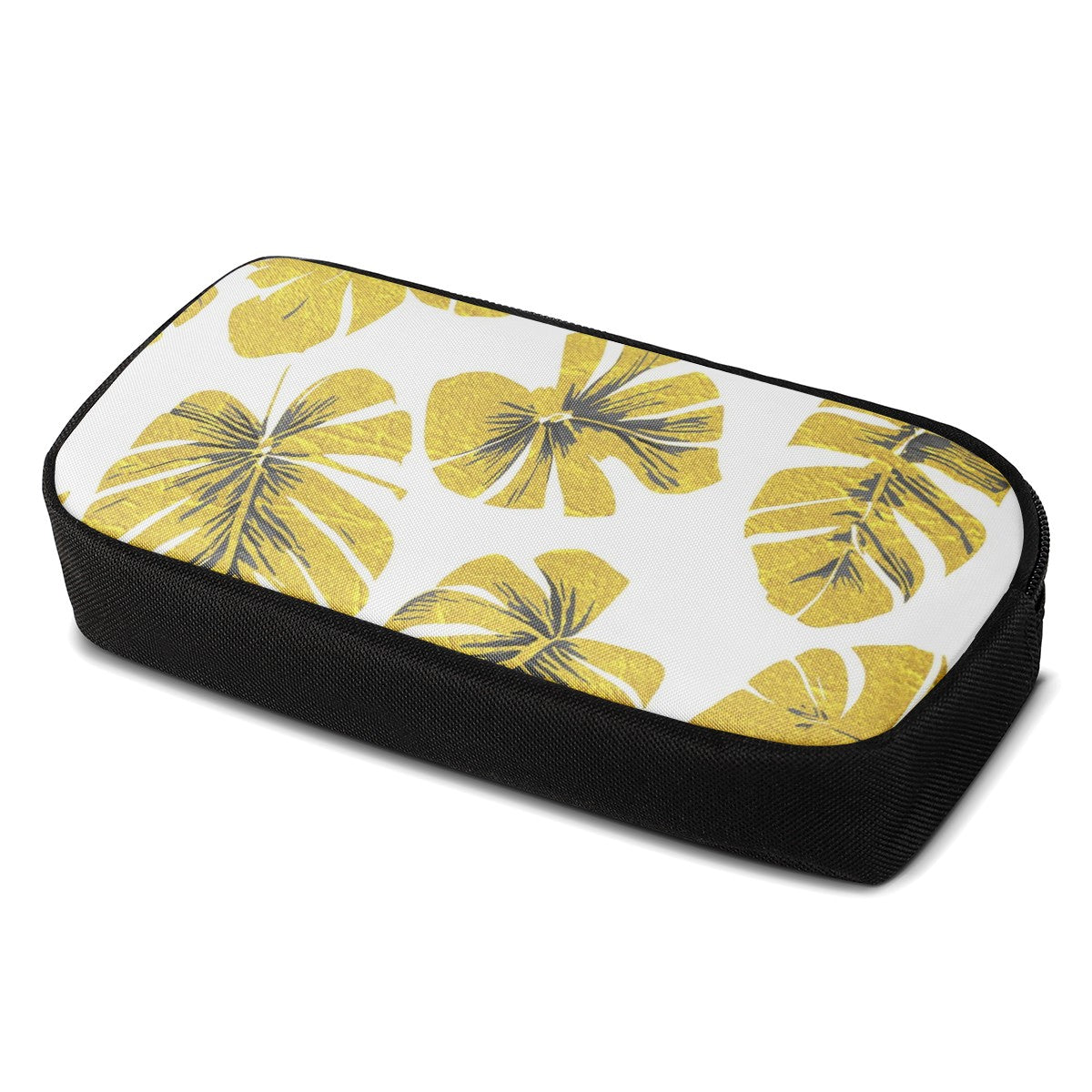 Gold Monstera Pencil Bags
