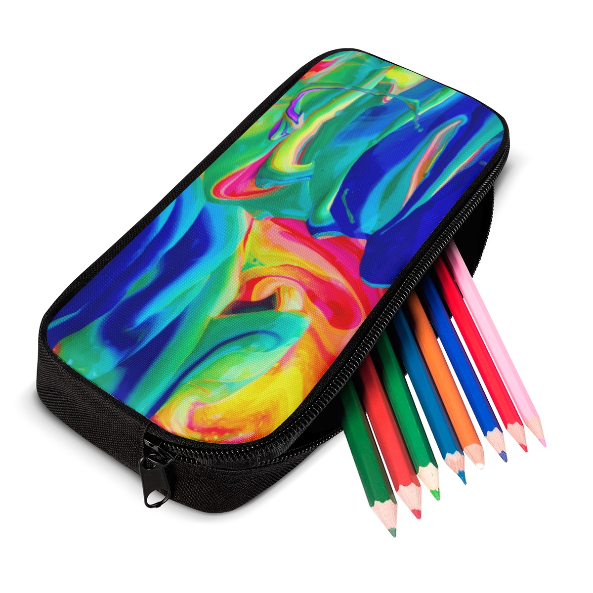 Rainbow Confusion Pencil Bags