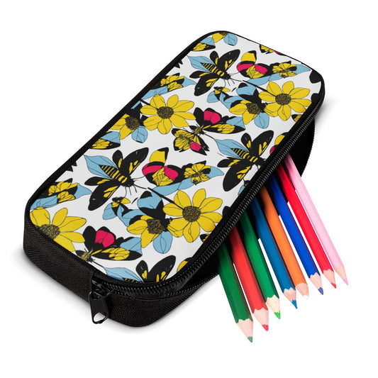 Bees and Sunflowers Pencil Bags