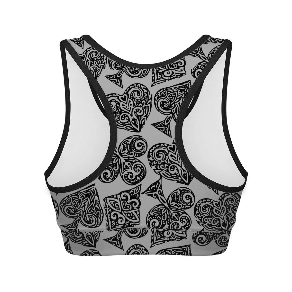 Poker Women Sports Bras - Luxtrini, LLC